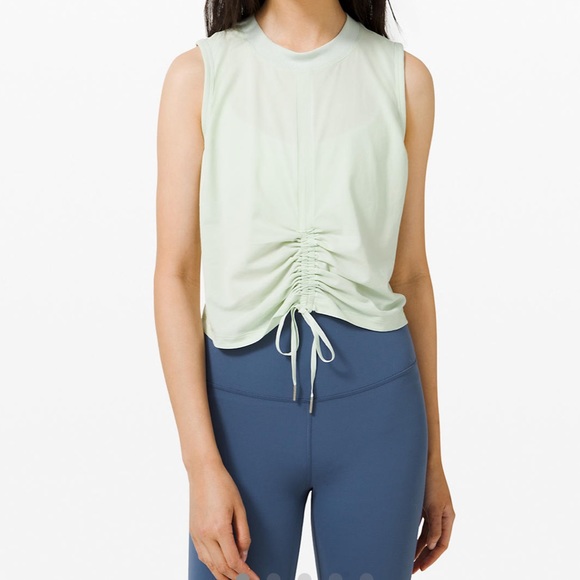 lululemon athletica Tops - lululemon cinch me up front tank in springtime